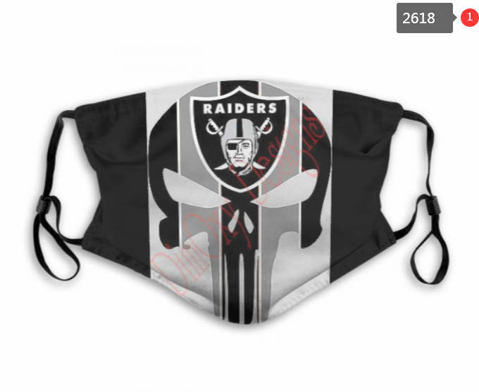 NFL Oakland Raiders #40 Dust mask with filter